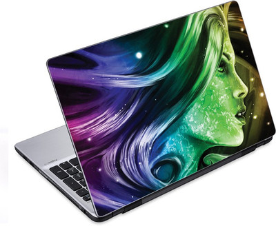 

ezyPRNT Beautiful woman and Girly U (14 to 14.9 inch) Vinyl Laptop Decal 14