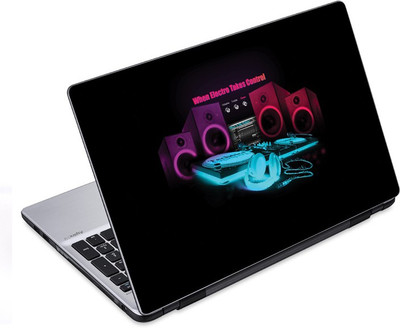 ezyPRNT Loud Speakers Music O 14 to 14.9 inch Vinyl Laptop Decal 14