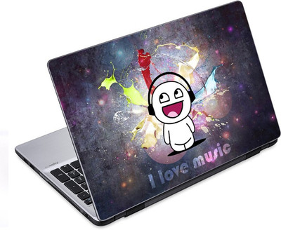 

ezyPRNT Music Lovers and Musical Quotes K (14 to 14.9 inch) Vinyl Laptop Decal 14
