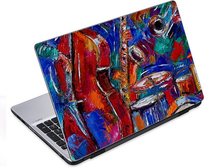 

ezyPRNT Skull and Abstract Music D (10 to 10.9 inch) Vinyl Laptop Decal 10