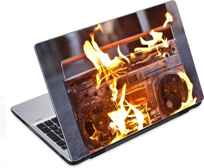 

ezyPRNT Burning Music (14 to 14.9 inch) Vinyl Laptop Decal 14