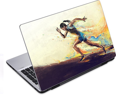 

ezyPRNT Atheletics Female Player Sports (14 to 14.9 inch) Vinyl Laptop Decal 14