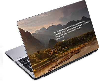 

ezyPRNT Travel and Tourism Aldous Huxlay Quote (12 to 12.9 inch) Vinyl Laptop Decal 12