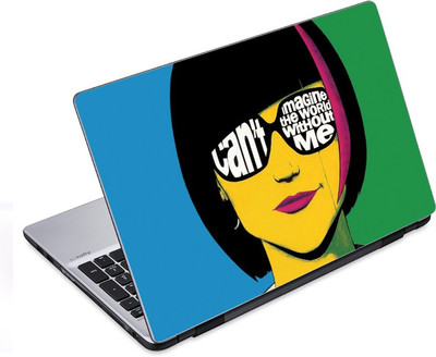 

ezyPRNT Expression of Girl L (14 to 14.9 inch) Vinyl Laptop Decal 14