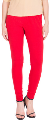 REGE Churidar Legging(Red, Solid)