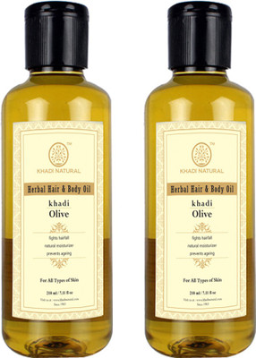 

Khadi Natural OLIVE OIL(420 ml)