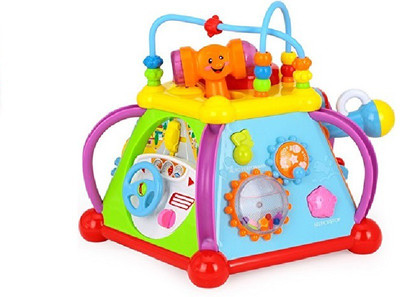

Flying Toyszer Happy Small World - one toy having 15 dynamic games(Multicolor)