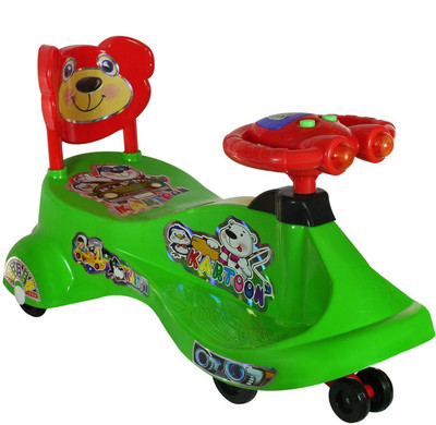 

Toyshine Cartoon Magic Car, Ride-on Toy,{GREEN }(Green)
