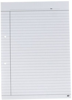 

Shipra One Sided Ruled One Side Ruled Other Side Blank A4 Project Paper(Set of 2, White)