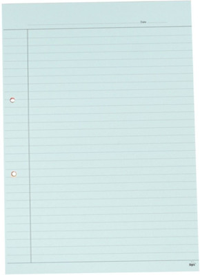 

Shipra One Sided Ruled One Side Ruled Other Side Blank A4 Project Paper(Set of 2, Multicolor)