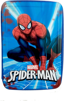 

NeoTask Smart Spiderman Art Artificial Leather Pencil Box(Set of 1, Blue, Multicolor)