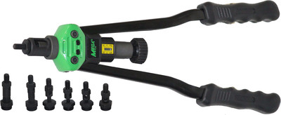 

Digital Craft 16 inch pull rivet nut riveter hand riveting tools with dies M3 / M4 / M6 / M8 / M10 / M12 Heavy Duty Fast Hitting Rivet Gun