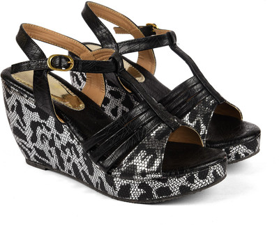 

Bare Soles Women BLACK Wedges