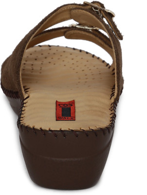 

1 WALK Women Khaki Flats