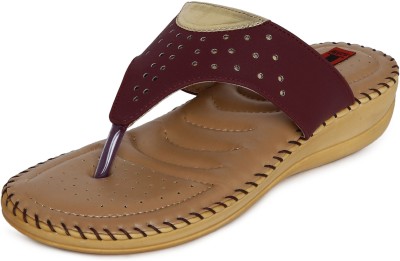 

1 WALK Women Maroon Flats