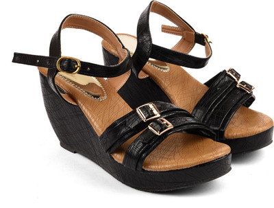 

Bare Soles Women BLACK Wedges