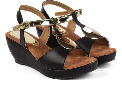

Bare Soles Women BLACK Wedges