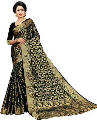 jayant creation Self Design Kanjivaram Poly Silk Saree(Multicolor)