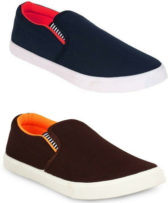 

Hotstyle 2-Pair Combo Loafers For Men(Multicolor