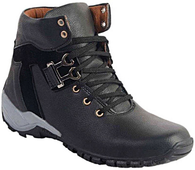 

Shoes Cart Footwear Men Outdoor Casual Boot Boots For Men(Black