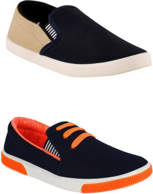 

Hotstyle 2-Pair Combo Loafers For Men(Multicolor