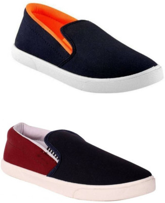 

Hotstyle 2-Pair Combo Loafers For Men(Multicolor