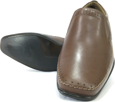 

Size Slip On For Men(Brown