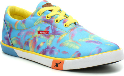 

Sparx SL-107 Canvas Shoes For Women(Blue, Yellow, Skyblueyellow
