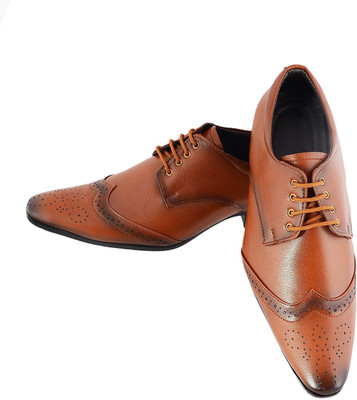 ARRFASHION Derby For Men(Brown