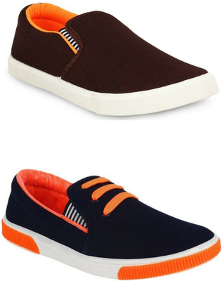 

Hotstyle 2-Pair Combo Loafers For Men(Multicolor