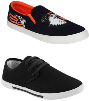 

Hotstyle 2-Pair Combo Loafers For Men(Multicolor