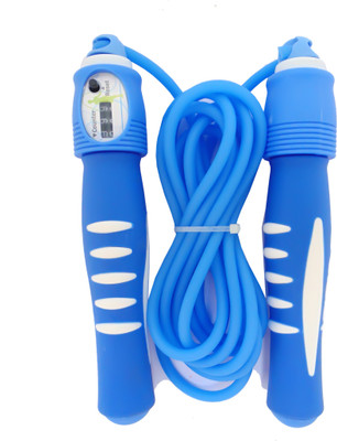 

HAWKISH COUNTER SKIPPING ROPE WITH ANTISLIP RUBBER GRIP (BLUE COLOR) FREE SHIPPING, FOR WARM UP AND FITNESS EXERCISE,FOR ALL AGES Digital Cordless Skipping Rope(Blue, Length: 274 cm)
