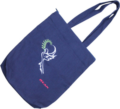 

Ryan Men & Women Casual Blue Cotton Shoulder Bag