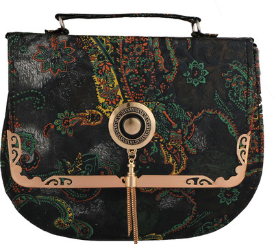 

JVoutfits Girls Casual Multicolor Rexine Sling Bag