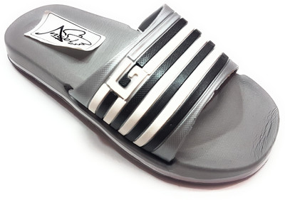 

Angel Fashion Premium Quality Stylish And Designer Slipper Slides, Grey