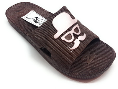 

Angel Fashion Premium Quality Stylish And Designer Slipper Slides, Brown