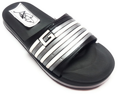 

Angel Fashion Premium Quality Stylish And Designer Slipper Slides, Black