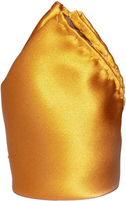 

Forty Hands Solid Microfibre Pocket Square, Gold