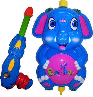 

Darling Toys Elephant Holi Pressure Water Gun Pichkari Tank Backpack | 2 Litre(Multicolor)