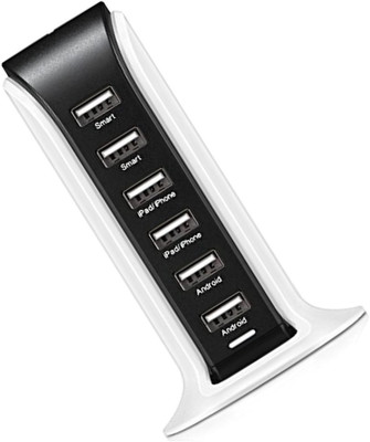 

NEXT TECH 6 USB PORT CHARGING DOCK IN-125 MUC USB HUB-YPOU93 USB Hub(Black)