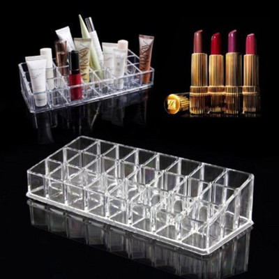 

AVMART Cosmetic Lipstick & Nail Polish Organizer Mini Makeup Vanity Box(White)