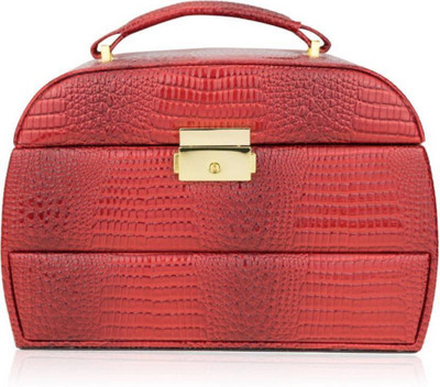 ZEVORA Designer1 Makeup, Jewellery, Multi Purpose Vanity Box Makeup, Jewellery, Multi Purpose Vanity Box(Red)
