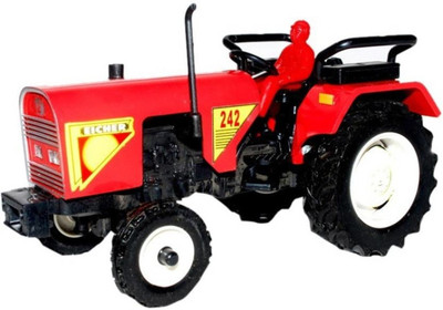 

Royal Collections Pull Back Eicher Tractor For Kids(Multicolor)
