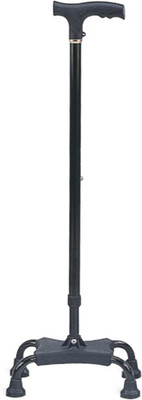

Rizen Healthcare Quadripod Walking Stick L Shape Black-RH- 924-L Walking Stick