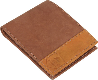 

LANDER Boys Brown Genuine Leather Wallet(3 Card Slots)