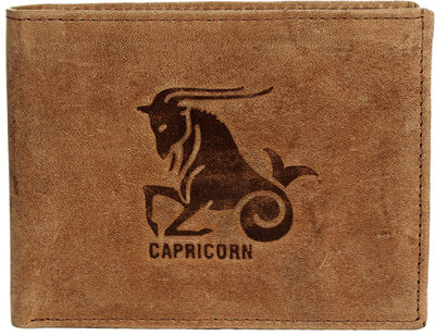 

GARRI Men Tan Genuine Leather Wallet(7 Card Slots)