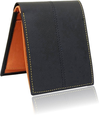 

Accezory Men Black Canvas Wallet(5 Card Slots)