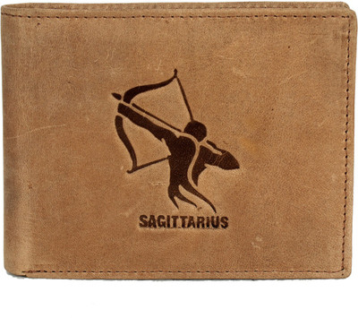 

GARRI Men Tan Genuine Leather Wallet(7 Card Slots)
