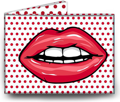 

Snooky Girls Multicolor Tyvek Wallet(4 Card Slots), Lips