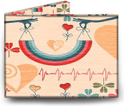 

Snooky Girls Multicolor Tyvek Wallet(4 Card Slots), Printed